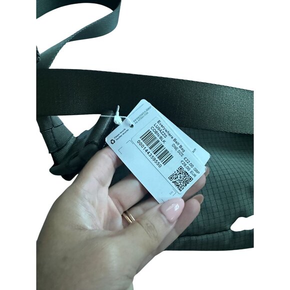 LULULEMON Deep Green Black Everywhere 1L Belt Bag NEW NWT - Picture 5 of 7